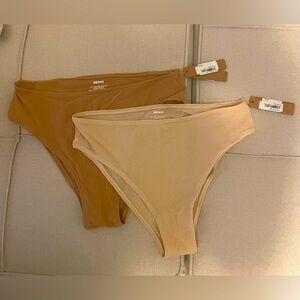2 pair SKIMS ultra fine mesh bikini underwear - NWT